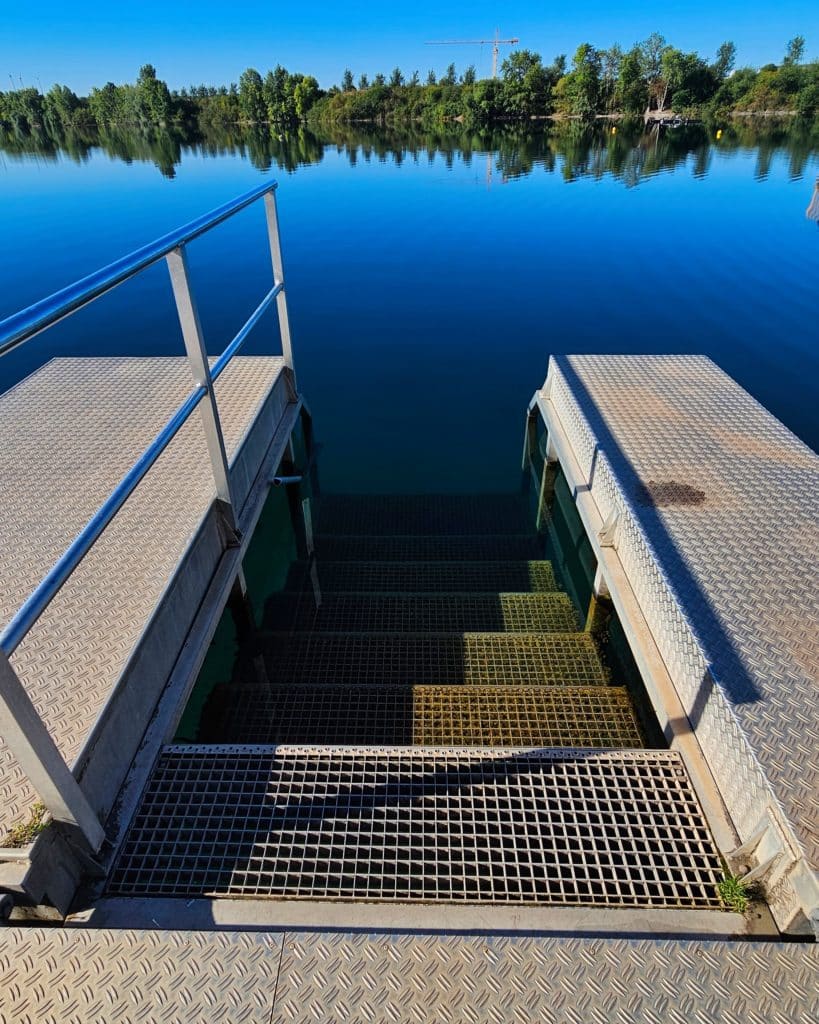 Nordhausen Sundhäuser See Freediving Kurse Treppe
