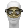 C4-Falcon-Apnoe-Maske Gold mit Taucher