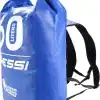 Dry Backpack Blau seitlich hinten