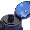 H2O Frosted (600 ml) Blau offener Deckel