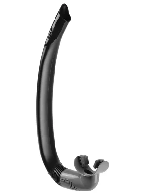 scirocco-vorne Schwarz Freediving Schnochel mit Mundstück