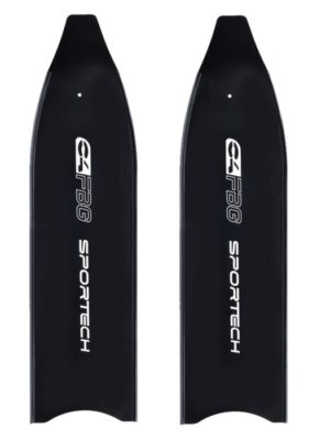 C4 SportTECH Flossenblätter Glasfaser Schwarz