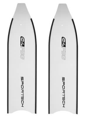 C4 SportTECH Flossenblätter Glasfaser Weiß