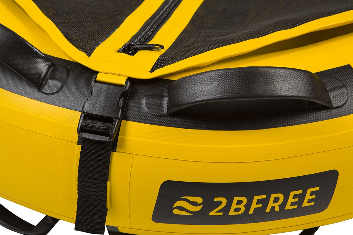 2befree Freediving Boje Gelb Clips und außentasche