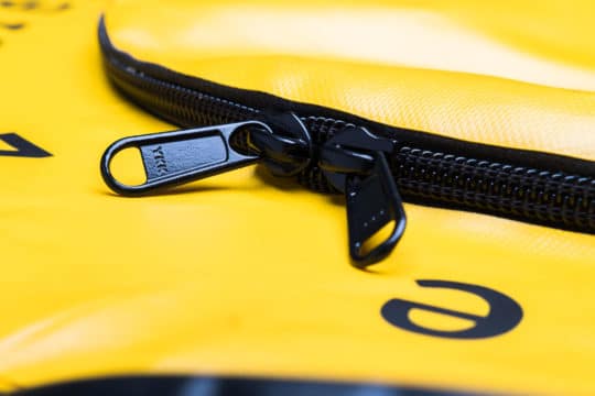 2befree Freediving Boje Gelb Reißverschluss des Deckels