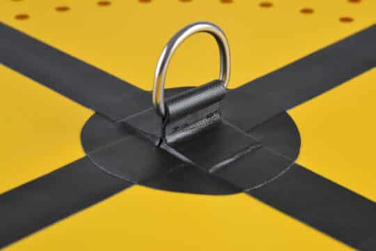 2befree Freediving Boje Gelb Unterseite D Ring zum besfestigen des Tauchseils