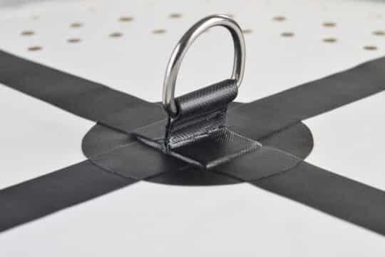 2befree Freediving Boje weiß Unterseite D Ring zum besfestigen des Tauchseils