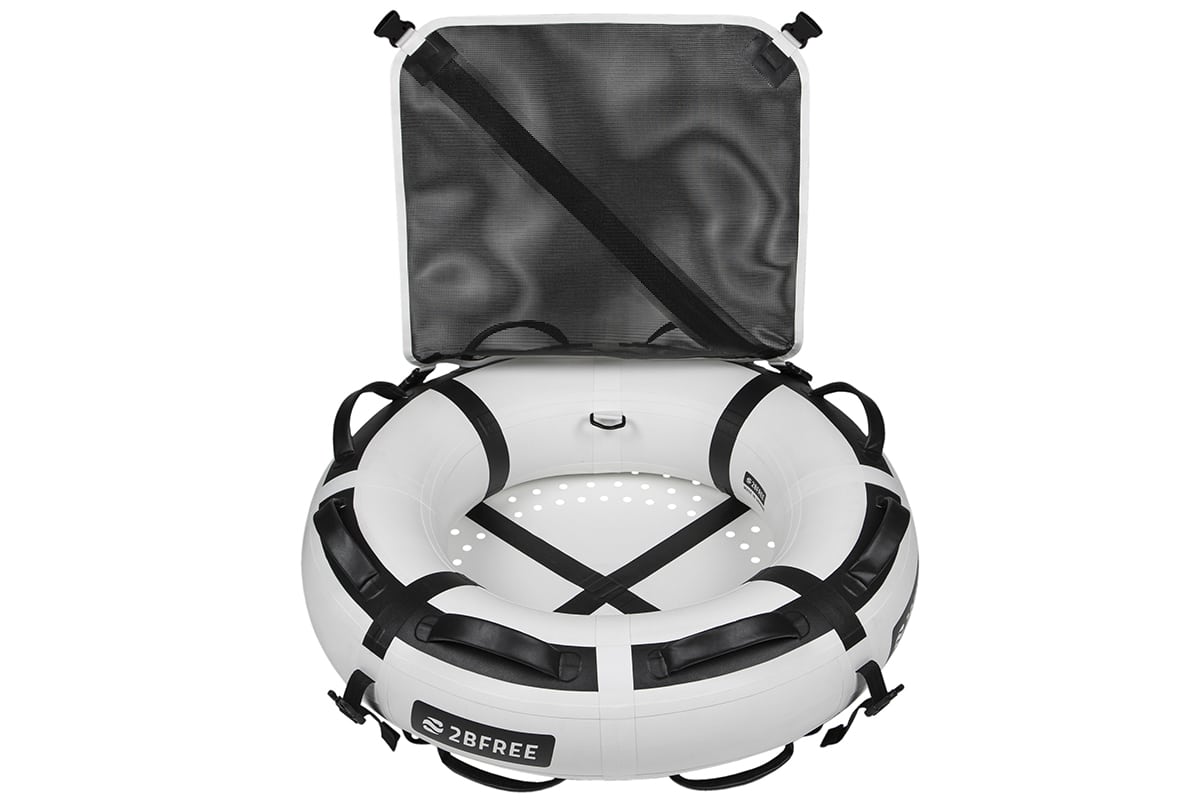 2befree Freediving Boje weiß offener Deckel