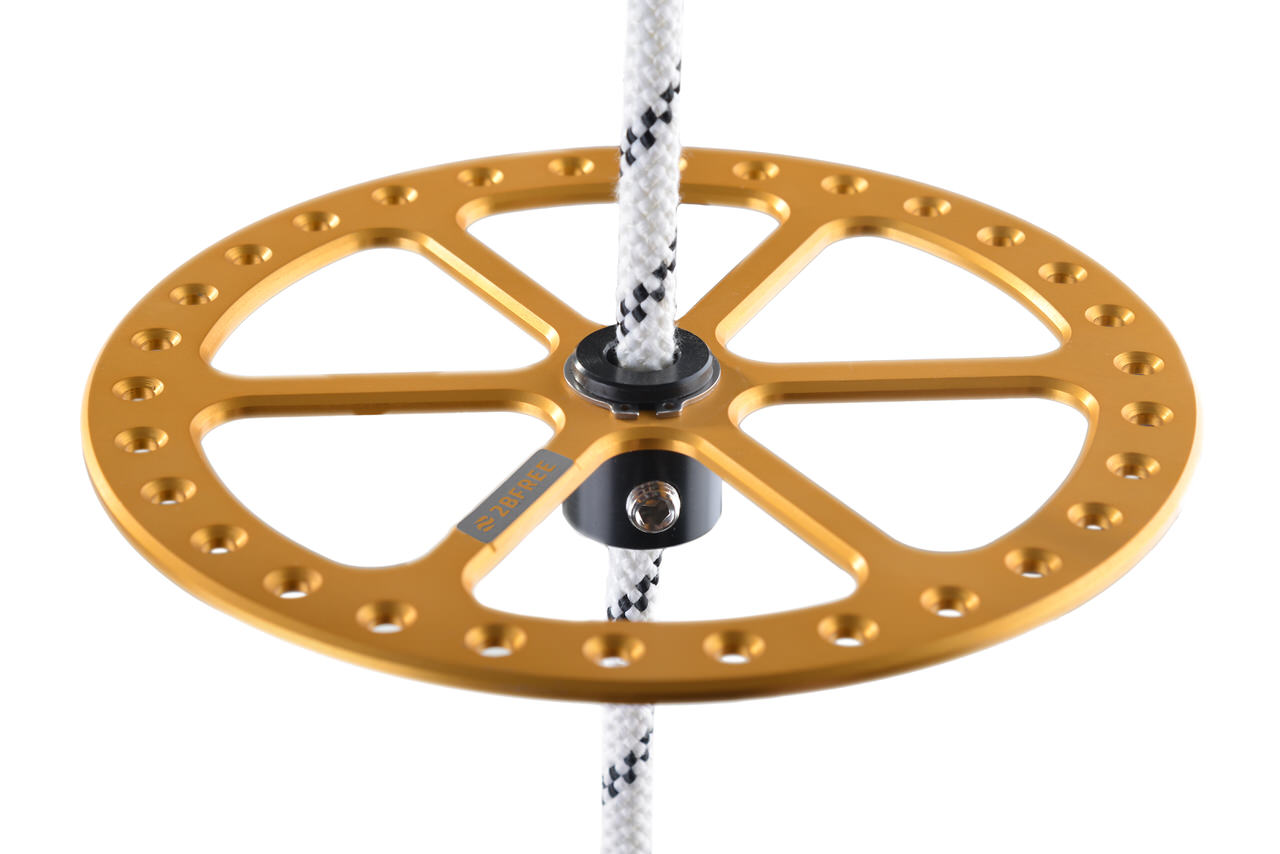 2bfree Grundplatte Aluminium Gold Orange