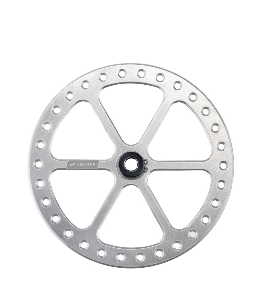 2bfree-Grundplatte-Aluminium-Silber-von-Oben