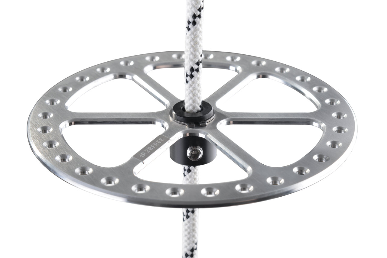 2bfree Grundplatte Aluminium Silber