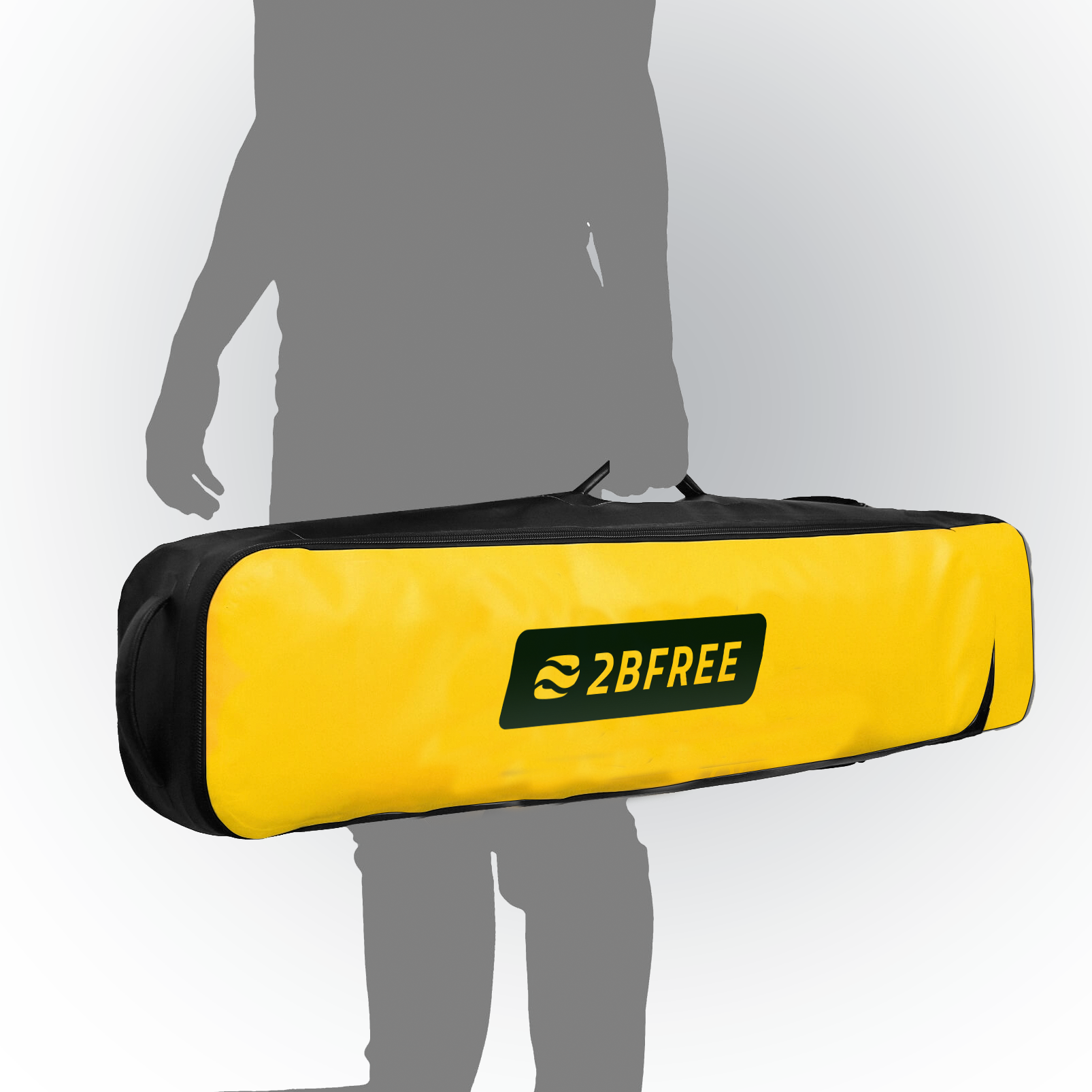 2bfree Long Fins Freediving Bag Gelb